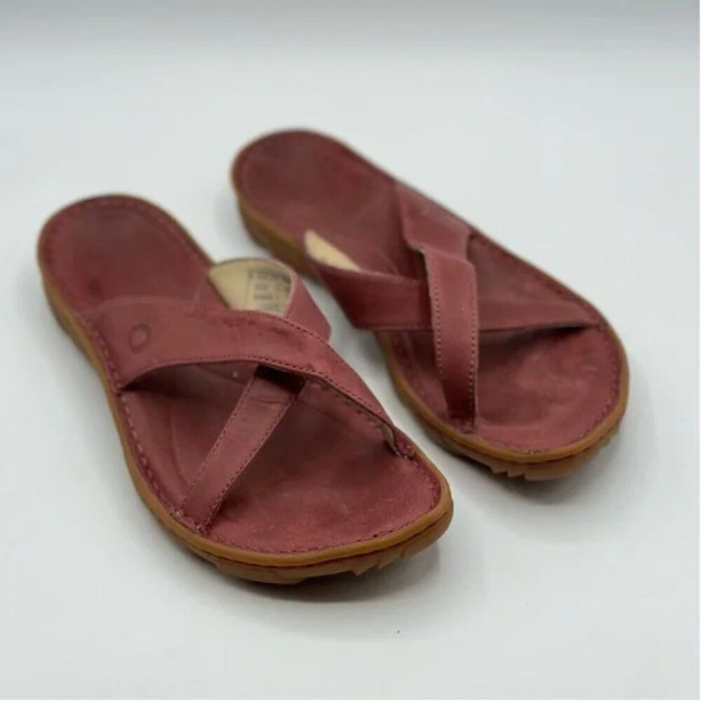 Bogs Women's Todos Slide Shoe Maroon Size 7